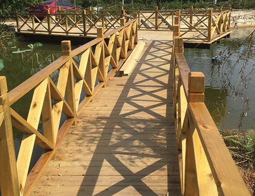 成都防腐木扶手